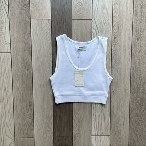 Thirtiyears White Sleeveless Top